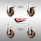 Service Caster 5 Inch 316SS High Temp Glass Filled Nylon 1/2 Inch Stem Caster Lock Brake, 2PK SS316TSTTL20S514-GFNSHT-121315-2-S2 - alternate 5